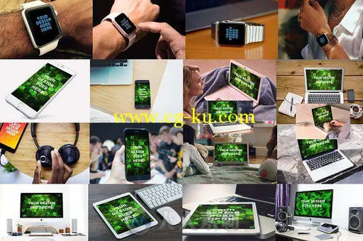 200款苹果设备使用展示PSD模板量贩的图片6