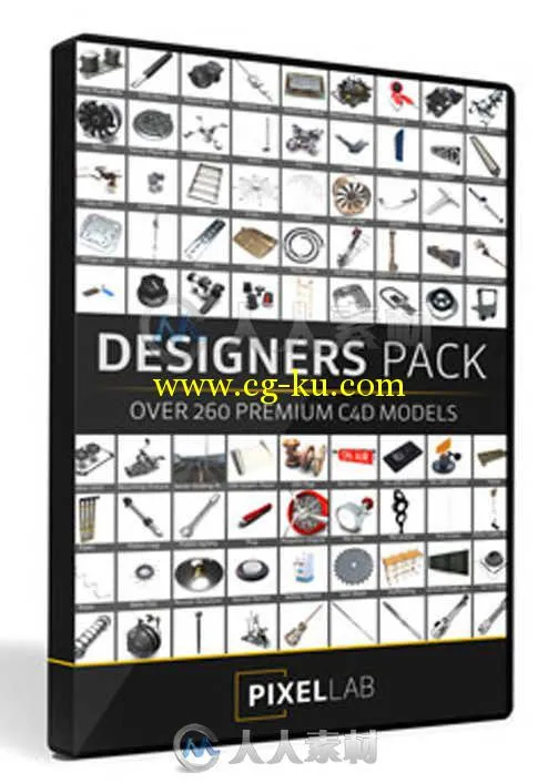 260组实用C4D工具包合辑 THE PIXEL LAB DESIGNERS PACK的图片1
