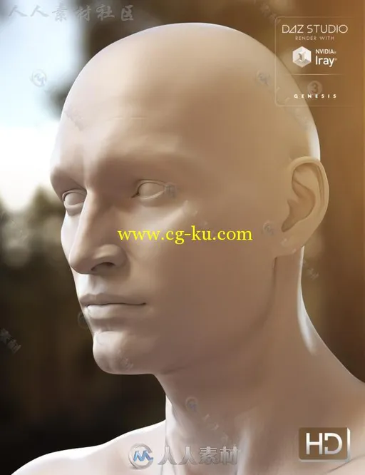 完整高清详细的男性身体3D模型合辑的图片1