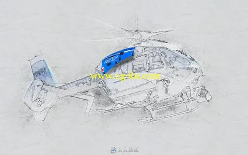 3D草图手绘特效PS动作的图片11