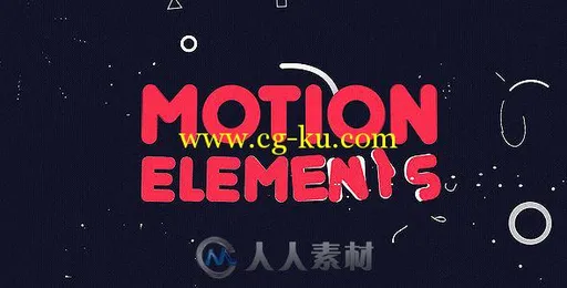 创意动态图形运动动画元素包AE模板 Videohive Motion Elements 19059416的图片1