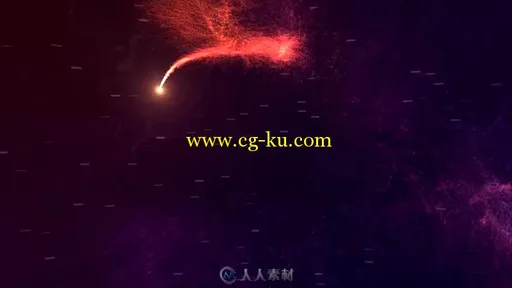 舞台晚会演出美轮美奂粒子运动视频素材的图片2