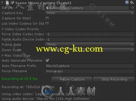 AVPro电影视频捕获影片脚本Unity素材资源的图片2