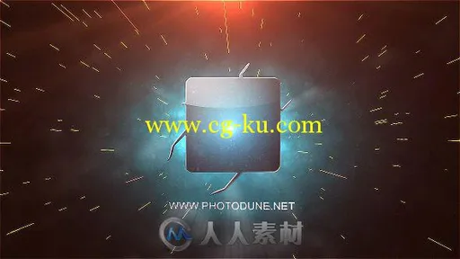 大气震撼的粒子飞射标志显示LOGO演绎AE模板 Videohive Space Logo 19139426的图片1