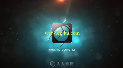 大气震撼的粒子飞射标志显示LOGO演绎AE模板 Videohive Space Logo 19139426的图片2