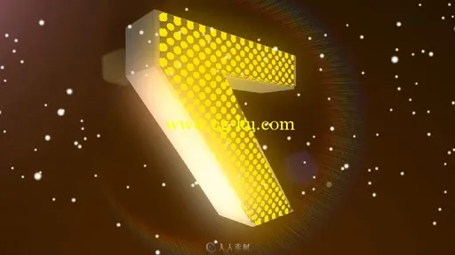 3D旋转倒计时视频素材的图片2
