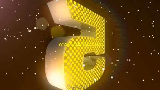 3D旋转倒计时视频素材的图片3