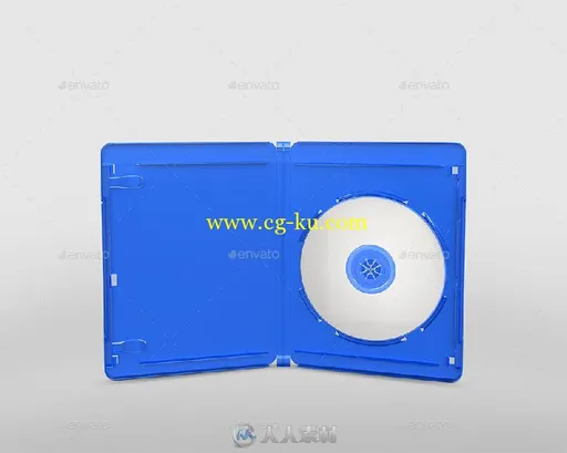 蓝光DVD胶盒展示PSD模板的图片4