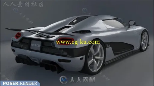 帅气霸气外露的赛车跑车3D模型合辑的图片2