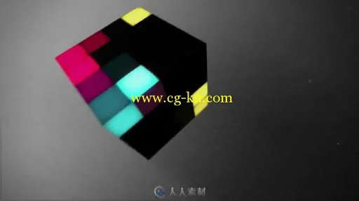 魔方快速变幻视频素材的图片1