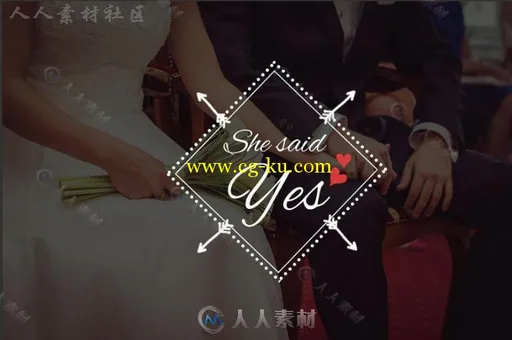 20款浪漫时尚婚礼标题照片展示PSD模版的图片3