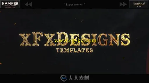 25组超级霸气震撼英雄风格的3D标题AE模板Videohive 25 SuperHero Trailer Titles ...的图片3