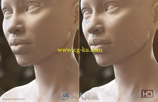女性高清全身形状3D模型合辑的图片3