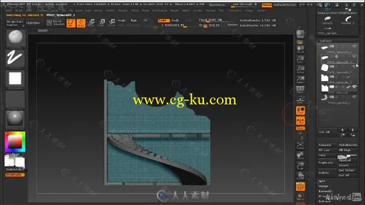 ZBrush游戏环境雕刻实例训练视频教程 Sculpt a Game Environment的图片1