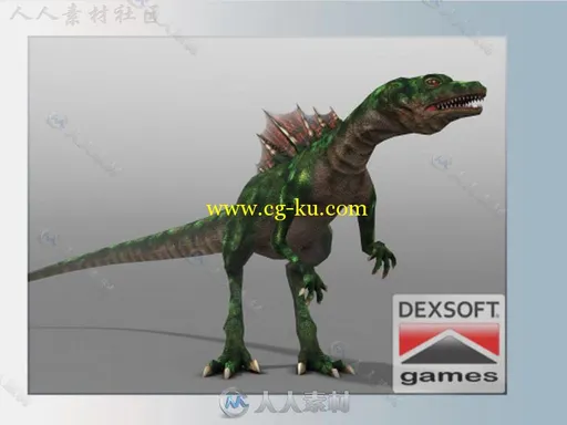 恐龙猛禽生物角色3D模型Unity游戏素材资源的图片2