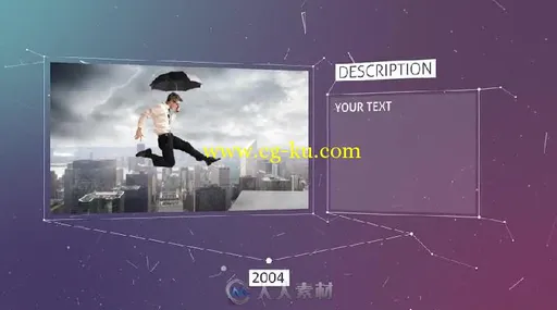 创意企业历史时间轴照片事件展示幻灯片AE模板 Videohive Corporate Timeline 1924...的图片3