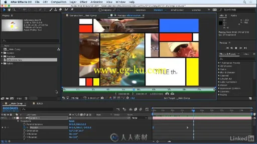 AE CC 2017后期制作核心技能训练视频教程 After Effects CC 2017 Editors and Post...的图片1
