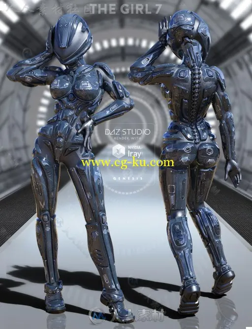 未来科幻军队战斗机甲装备3D模型合辑的图片4