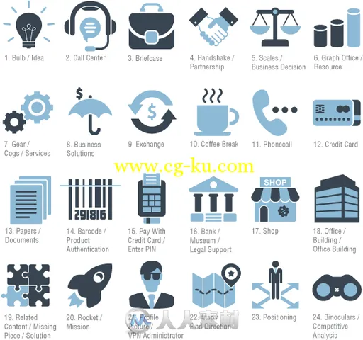 400种完美全面的动画图标AE模板 Videohive 400 Animated Icons的图片1