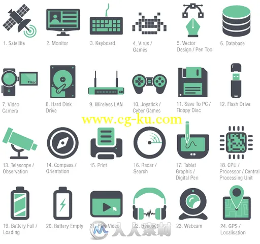 400种完美全面的动画图标AE模板 Videohive 400 Animated Icons的图片3