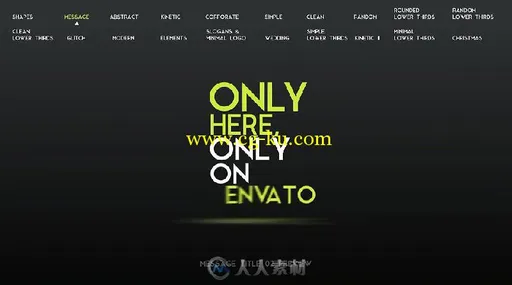20种不同的样式的标题动画AE模板 Videohive Titles Different Styles 19361747的图片2