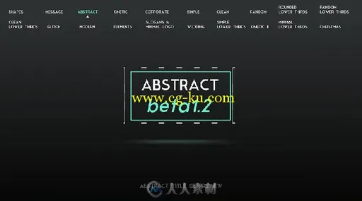 20种不同的样式的标题动画AE模板 Videohive Titles Different Styles 19361747的图片3