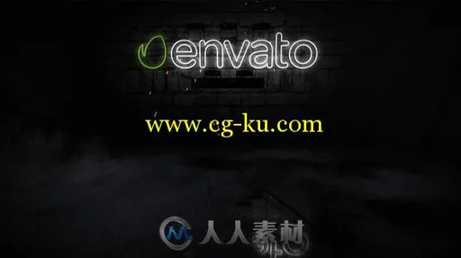 炫酷时尚的霓虹标志Logo演绎AE模板 Videohive Neon 19342769的图片1