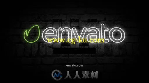 炫酷时尚的霓虹标志Logo演绎AE模板 Videohive Neon 19342769的图片2