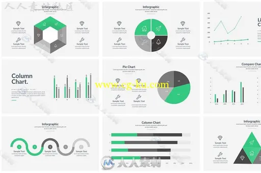 创意优雅时尚的公司简介indesign排版模板的图片3