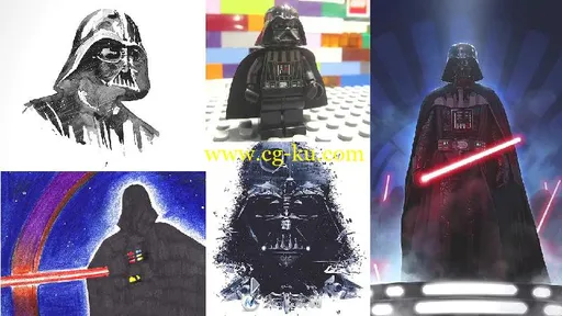 游戏概念艺术绘画训练视频教程 CTRL+PAINT CONCEPT ART STARTER KIT的图片1