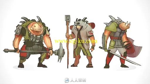 游戏概念艺术绘画训练视频教程 CTRL+PAINT CONCEPT ART STARTER KIT的图片12