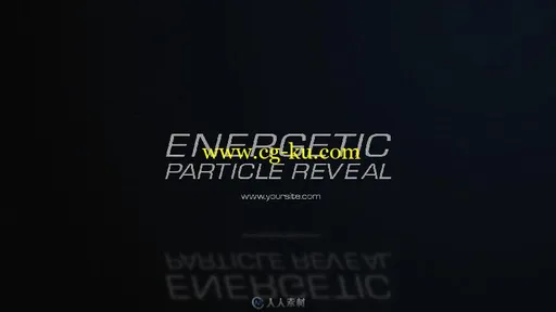 酷炫史诗能量粒子条纹发光标志显示Logo演绎AE模板Videohive Energetic Particle R的图片4