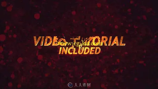 火焰粒子字幕标题动画极限运动体育视频包装AE模板Videohive Grunge Trail的图片3