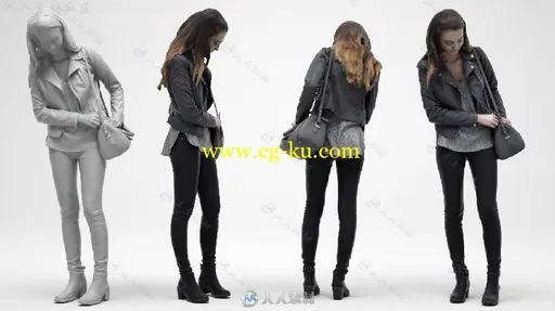 22组经典女性形象3D模型合辑 3D SCAN STORE FEMALE VISUALISATION CHARACTERS的图片6