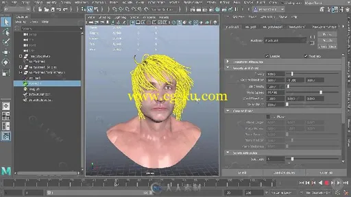 Maya毛发制作工具集核心技术训练视频教程 PLURALSIGHT MAYA DYNAMICS NHAIR XGEN A的图片1