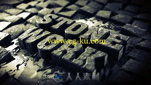 炫酷3D石头材质史诗砌筑电影预告片标题动画AE模板Videohive Masonry Title 18829072的图片2