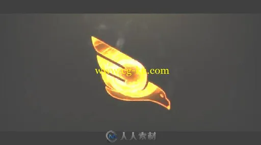 炫酷霸气火焰描边火漩涡标志展示Logo演绎AE模板Videohive Fire Vortex Logo 19438的图片3