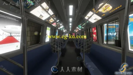 庞大全面的城市地铁城市环境3D模型Unity游戏素材资源的图片1
