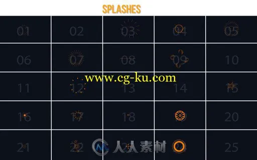 150种动态炫酷运动元素文字标题动画AE模板Videohive Motion Design Package 19498的图片1