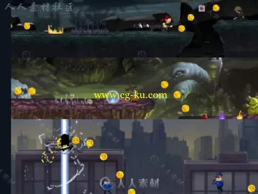 2D复古像素艺术平台游戏包套件完整项目Unity游戏素材资源的图片2