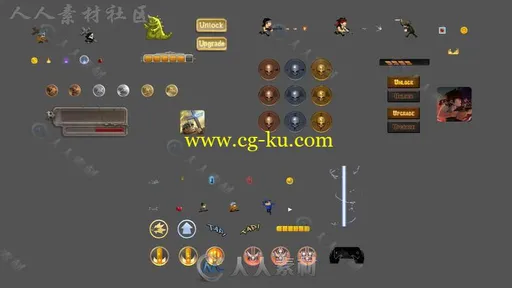 2D复古像素艺术平台游戏包套件完整项目Unity游戏素材资源的图片3