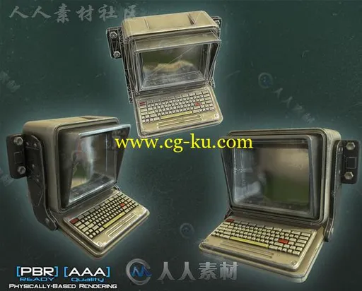 80年代风格的所有视频游戏电子设备道具3D模型Unity游戏素材资源的图片3