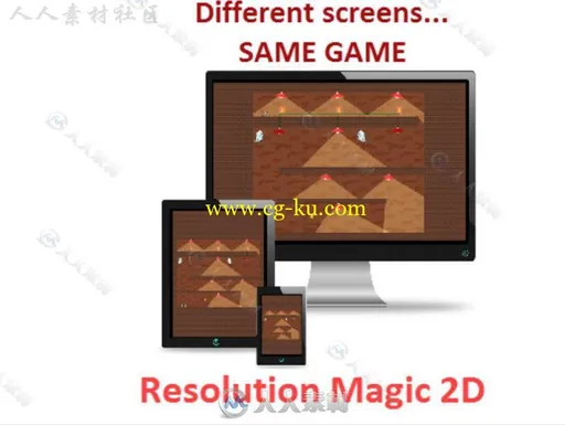 分辨率魔法2D相机脚本Unity游戏素材资源的图片3