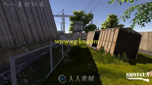 3A级城市机库工业环境3D模型Unity游戏素材资源的图片1