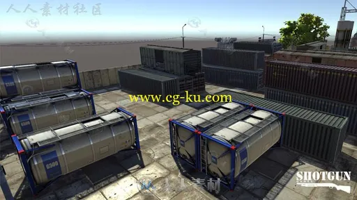 3A级城市机库工业环境3D模型Unity游戏素材资源的图片9
