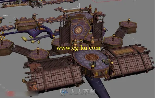 3D手游《格斗宝贝》全套场景3D模型合辑的图片1