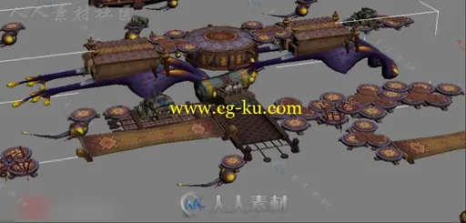 3D手游《格斗宝贝》全套场景3D模型合辑的图片4