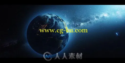 炫酷史诗火焰粒子光线冲击地球融化标志显示LOGO演绎AE模板Videohive Armagedd的图片2