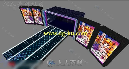 炫舞宝贝两个游戏场景3D模型合辑的图片1