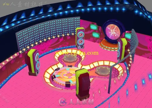 炫舞宝贝两个游戏场景3D模型合辑的图片3